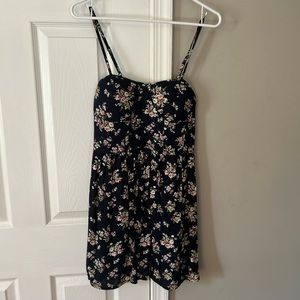 Blue dress with flowers from Shein never worn